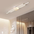 Axyaa 110x22cm Modern LED Ceiling Lights for Bedroom Living Room in Black/White