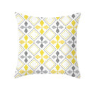 Yellow Gray Geometric Print Pillow Cover 45*45cm for Axyaa - Home Decor Essential