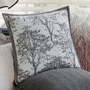 Axyaa Soft Jacquard Gray Pillow Cover 45x45 Nordic Style Cozy Decor Case