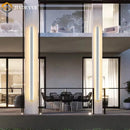 Axyaa Outdoor LED Strip Wall Lamp for Modern Courtyards