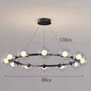 Axyaa Circular Magic Bean Pendant Light for Elegant Home Decor