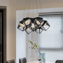 Axyaa Modern Chandelier Pendant Light for Dining Room Ceiling - Indoor Lighting
