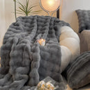 Axyaa Class A 480g Rex Rabbit Hair Blanket - Multi-functional Quilt Cover & Leisure Blanket