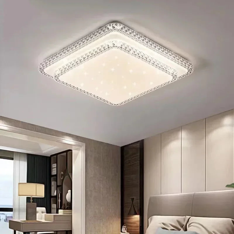 Axya LED Ceiling Chandelier for Home Decor - Modern Acrylic Fixture for Bedroom, Living & Dining Room