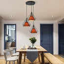 Axyaa Nordic Chandelier: 3-Light Long Bar Pendant for Dining & Barber Shops