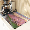 Axyaa Fujiyama Sakura Coasters Mats & Placemats: Plant Style Kitchen Table Mat