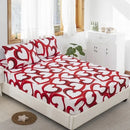 Axyaa Fashion Print Mattress Protector Set for All Seasons