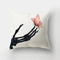 Deer Animal & Natural Leaves Cushion Cover by Axyaa - Home Decoration