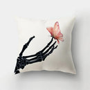 Deer Animal & Natural Leaves Cushion Cover by Axyaa - Home Decoration
