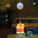 Christmas LED Suction Cup Lamp Decor: Axyaa Creative Curtain Set for Tree Decor