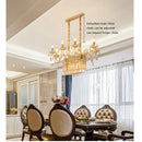 Axyaa Crystal Chandelier Dining Room Pendant Light.