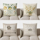 Axyaa House & Heart Decor Cushion Cover for Sofa Bedroom Car