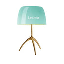 Nordic Glass Three Leg LED Desk Lamp for Study, Bedroom, Living Room by Axyaa