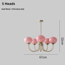 Axyaa Glass Ball Chandelier: Modern, Creative, Vintage, Lovely Girls Bedroom Lamp