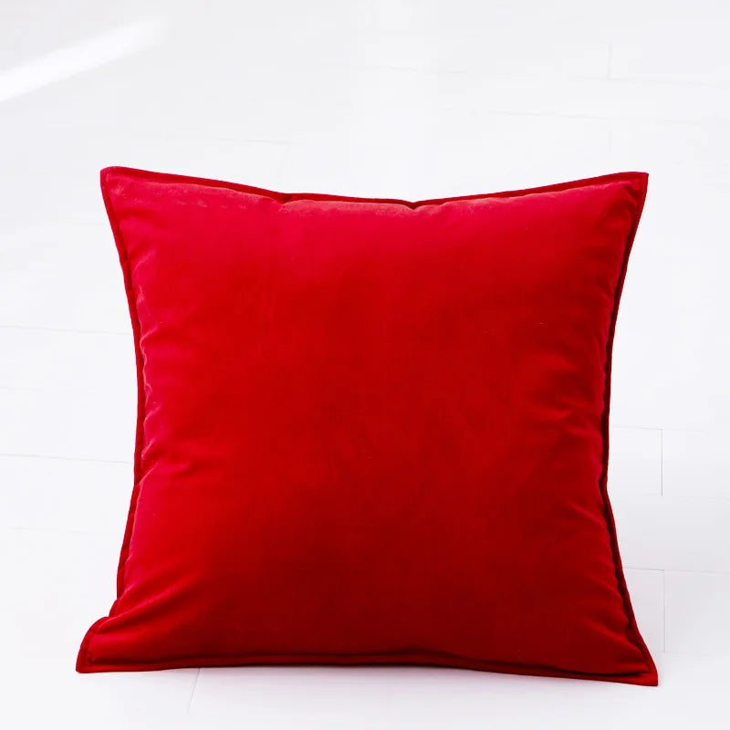 Axyaa Velvet Cushion Cover 40x40 for Sofa Car Home Decor
