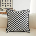 Axyaa Geometric Chenille Throw Pillowcase for Home and Sofa Décor, 45X45 Size