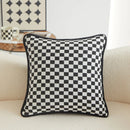 Axyaa Geometric Chenille Throw Pillowcase for Home and Sofa Décor, 45X45 Size