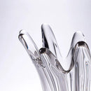 Axyaa Petal Shape Glass Vase for Flower Arrangement and Hydroponics