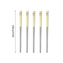 Axyaa Stainless Steel Non Slip Chopsticks - Portable & Cute Sushi Stick