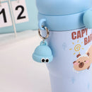 Axyaa Cartoon Thermal Water Bottle with Straw Handle for Kids