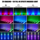 Axyaa 120W RGBW LED Wall Washer Light for Stage Party Club Concert Theater