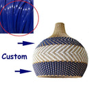 Axyaa Rattan Pendant Lights: Chinese Style Luminaire for Dining, Restaurant
