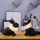 Axya Resin Rabbit LED Table Lamp: Modern, Lovely, Creative Bedroom, Living Room Decoration