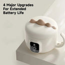 Axyaa Stainless Steel Electric Lunch Box Baby Warming Bowl - 12 Hours Warm