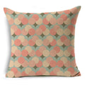 Axyaa Retro Geometry Linen Pillowcase - 45*45cm