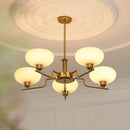 Axyaa Glass Pendant Chandeliers: Stylish Ceiling Lights for Home Decor.