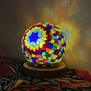 Axyaa Turkish Mosaic Lamp DIY Material Package Glass Night Light Handmade Gift