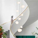 Axyaa Modern LED Ceiling Pendant Light Chandelier for Bedroom and Dining Room