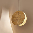 Axyaa Nordic Cream Style Yellow Stone Pendant Lamp for Home Decor