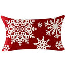 Axyaa Christmas Snowman Deer Pillowcase Set