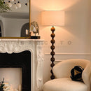 Axyaa White Solid Wood Floor Lamp for Living Room Bedroom Study