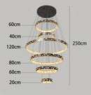 Axyaa LED Chandelier for Modern Dining Room - Indoor Ceiling Lighting