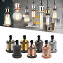 Axyaa Vintage Industrial Lamp Base E27 Socket Holder Rustic Chandelier Pendant Light
