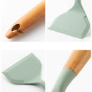 Axyaa Silicone Spatula Turner for Non-stick Omelets Pan Cooking