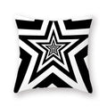 Axyaa Abstract Geometry Letter Print Cushion Cover - 45x45cm