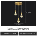 LED Crystal Ceiling Lamp Chandelier – Axyaa Luxury Lighting Fixtures