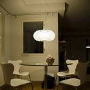 Axyaa Circular Acrylic Bead Pendant Light for Modern Interiors