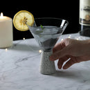 Axya Crystal Champagne Cup Set, Diamond High Foot Glass, Party Drink Supplies