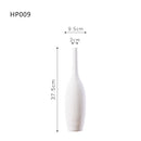 Axyaa Handmade Zen Ceramic Art Vase, Black and White Decoration
