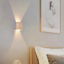 Axyaa Walnut Wood LED Wall Lamp for Room Decor & Lighting