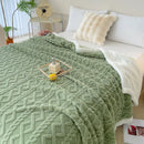 Axyaa Double Thickened Throw Blanket for Winter - Super Soft Cozy Sofa Bed Cover