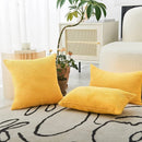 Axyaa Corduroy Striped Cushion Covers for Home Decor - 30x50cm