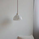AxyaaTM White Glass LED Pendant Light for Home Decor and Lighting Solution
