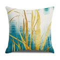 Axyaa Gold Elk Modern Pillowcase Cover for Customizable Bedside Decor