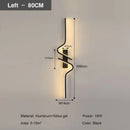 Axyaa LED Wall Lamps Minimalist Indoor Sconce Lighting for Living Room, Bedroom