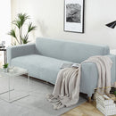 Axyaa Thick Elastic Polar Fleece Sofa Cover for 1/2/3/4 Seater L-shaped Corner Sofa